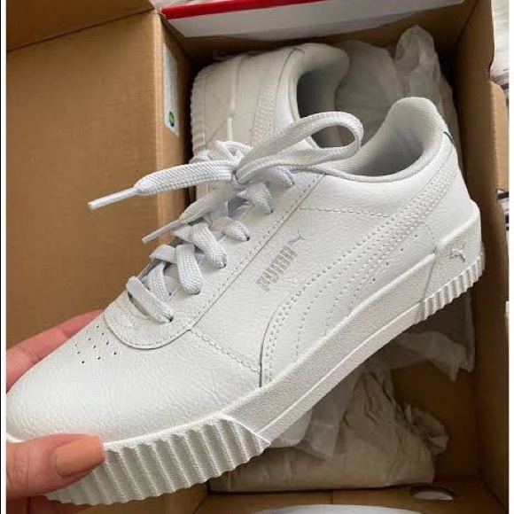 Puma Carina Women’s White Sneakers Size 10 - Picture 6 of 6
